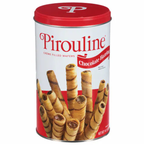 Pirouline Chocolate Hazelnut 14.1oz Tin