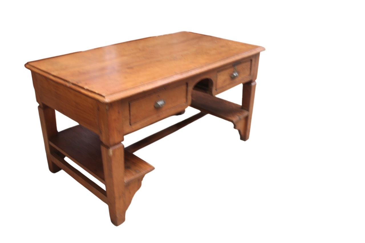 W/D OFFICE TABLE — 58" W × 33" D × 31" H