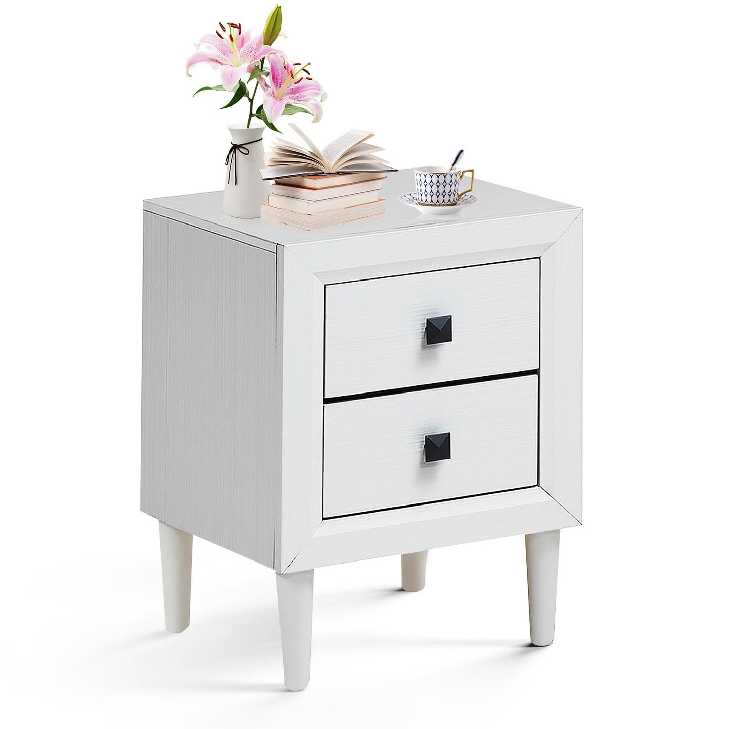 Multipurpose Retro Bedside Nightstand