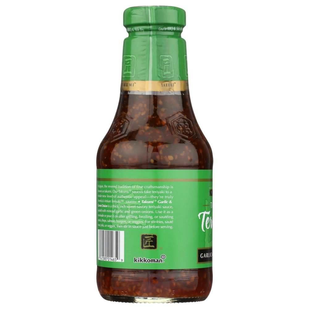 KIKKOMAN: Teriyaki Sauce Garlic & Green Onion, 20.5 oz