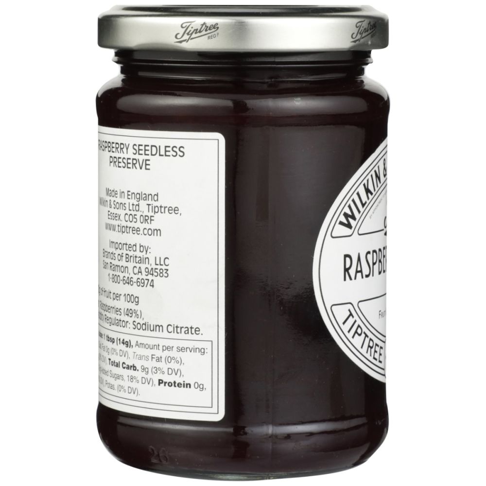 TIPTREE: Preserve Raspberry, Seedless, 12 oz