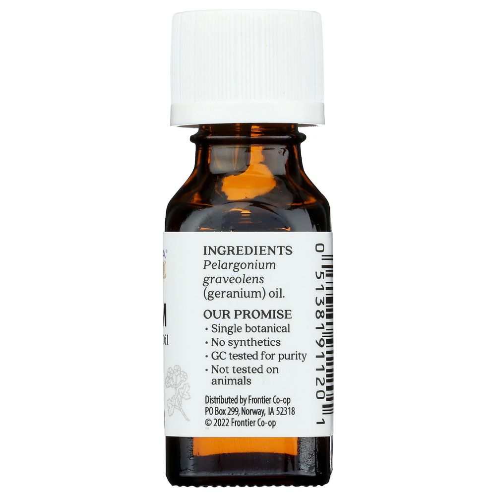 AURA CACIA: 100% Pure Essential Oil Geranium, 0.5 Oz