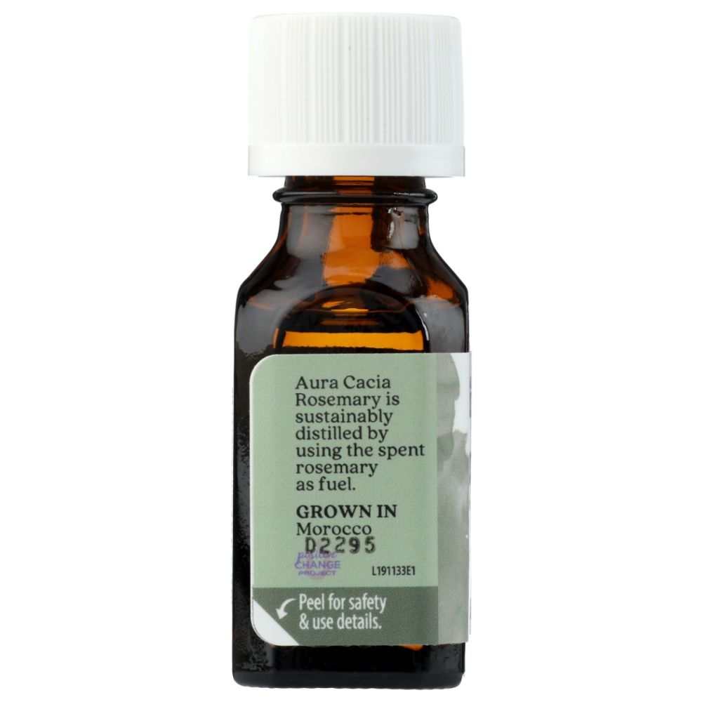 AURA CACIA: 100% Pure Essential Oil Rosemary, 0.5 Oz