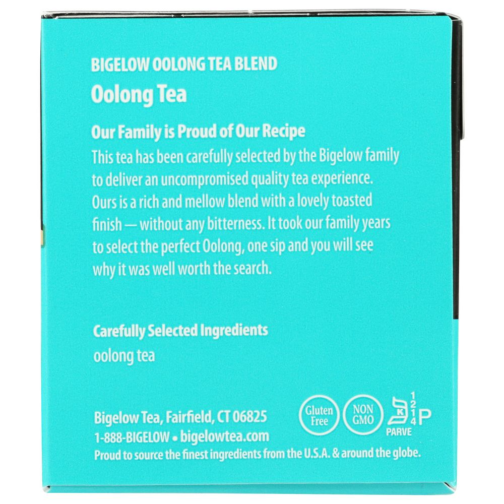 BIGELOW: Oolong Tea Classic 20 Tea Bags, 1.50 oz