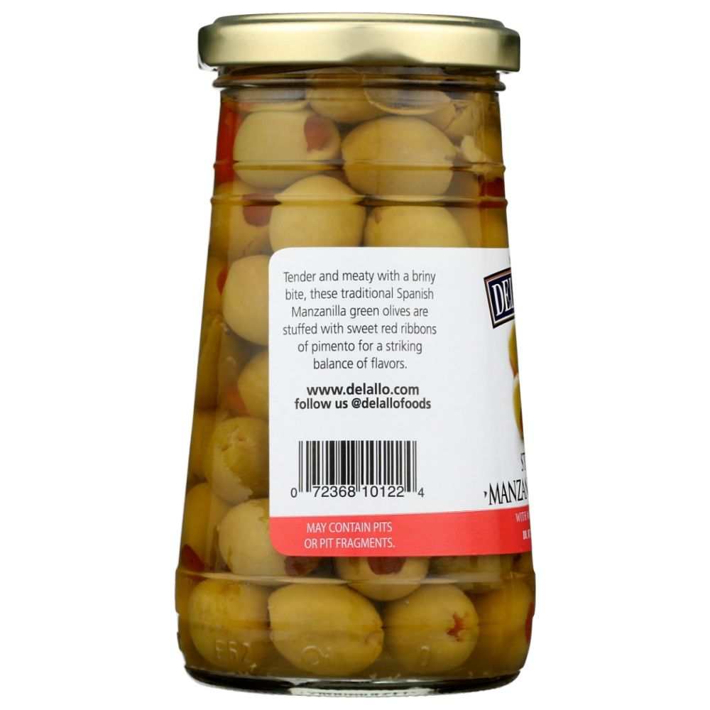 Stuffed Manzanilla Olives - DeLallo 5.75 oz | Premium | Spanish Olives