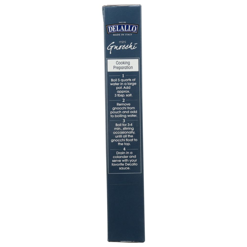 DELALLO: Gnocchi Mini Potato, 16 oz