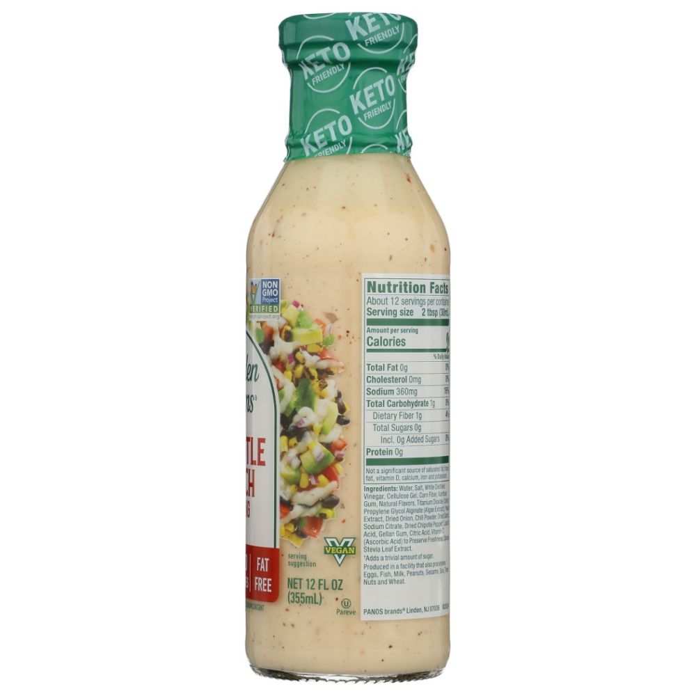 WALDEN FARMS: Chipotle Ranch Dressing, 12 oz