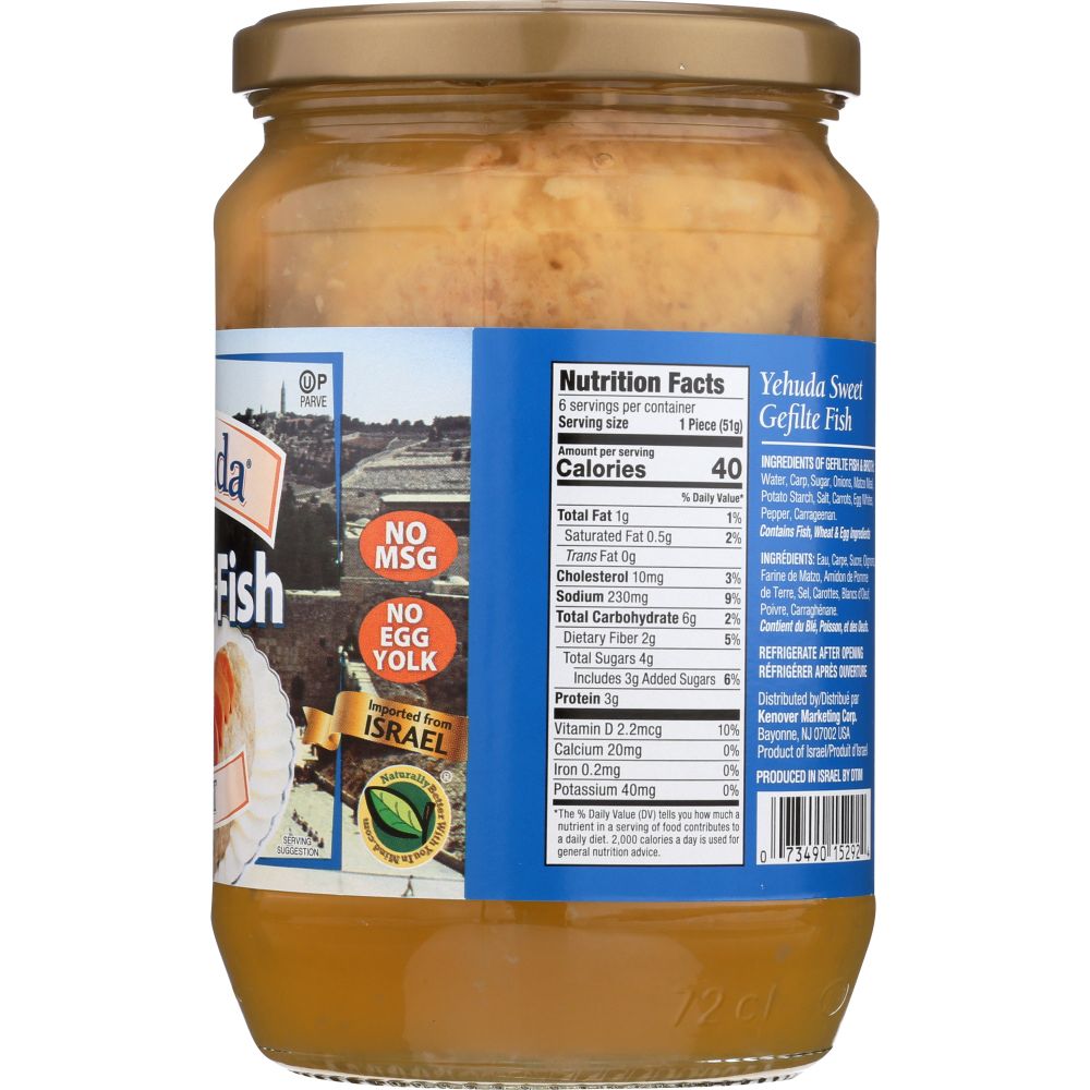 YEHUDA: Gefilte Fish Sweet, 24 oz