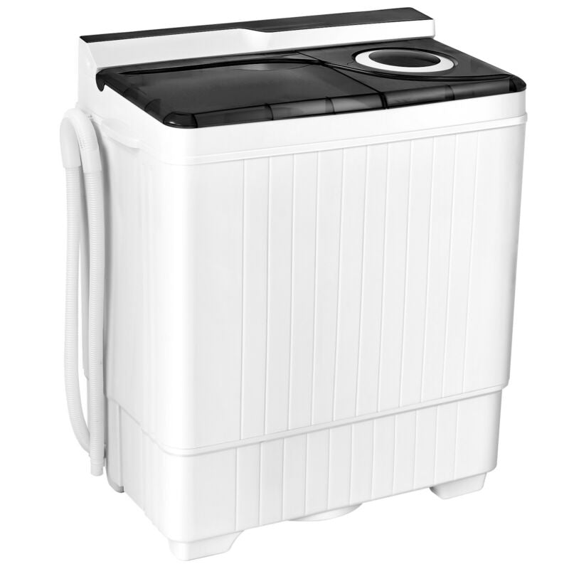 26 Pound Portable Semi-automatic Washing Machine with Built-in Drain Pump