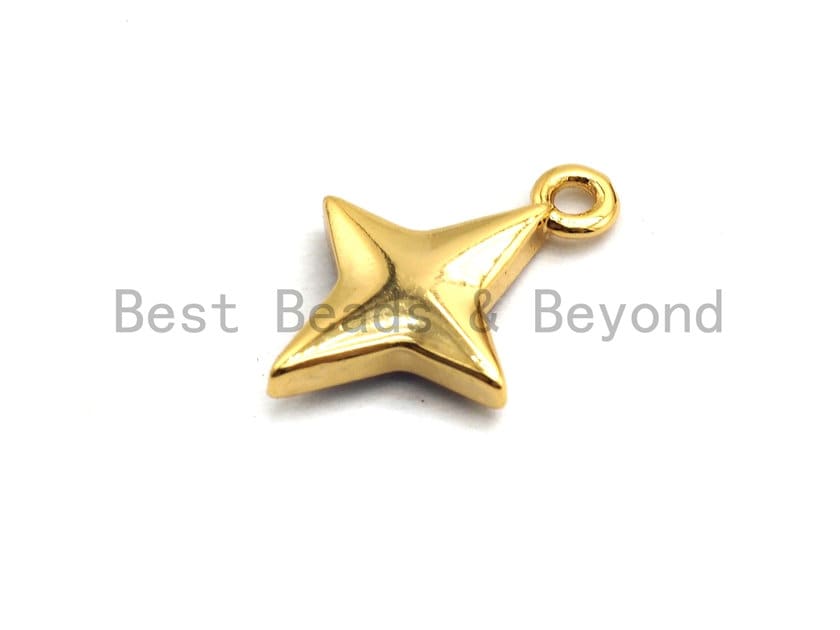 100% Natural Royal Blue Color Shell North Star Pendant Charm, Natural blue shell charm, Jewelry shell Findings, 10x14mm,SKU#Z342