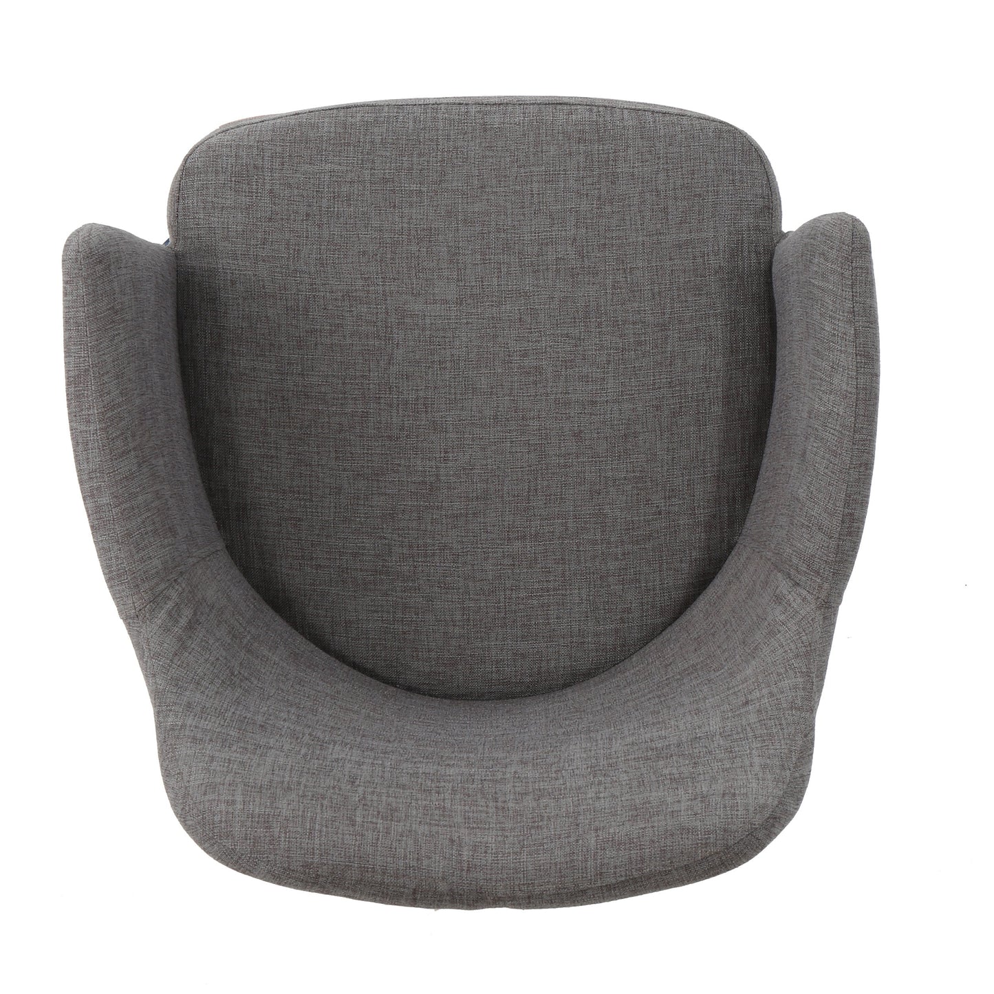 Mid Century Modern Fabric Upholstered Dining Chairs - Set of 2