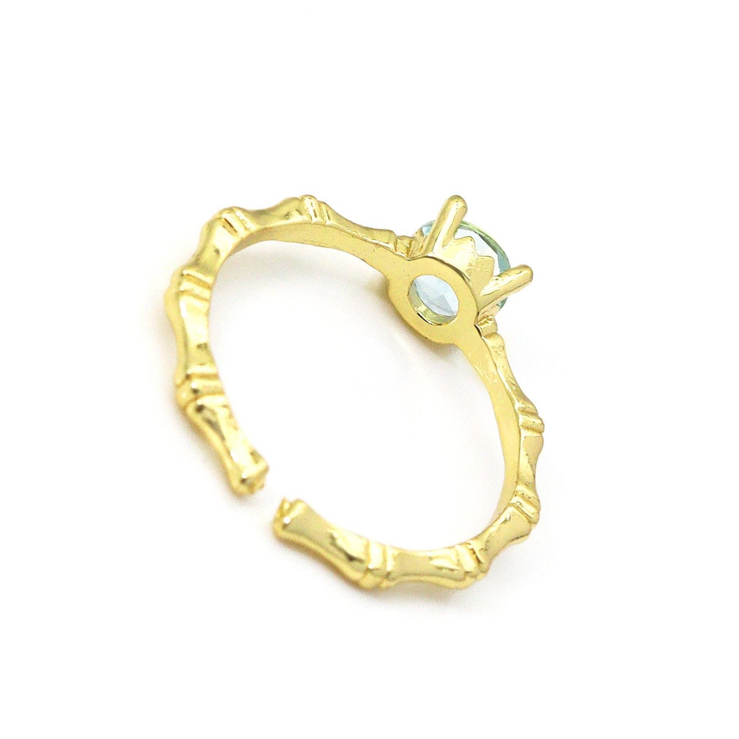 Colorful Stone Thin Stackable Ring, Sku#LD326