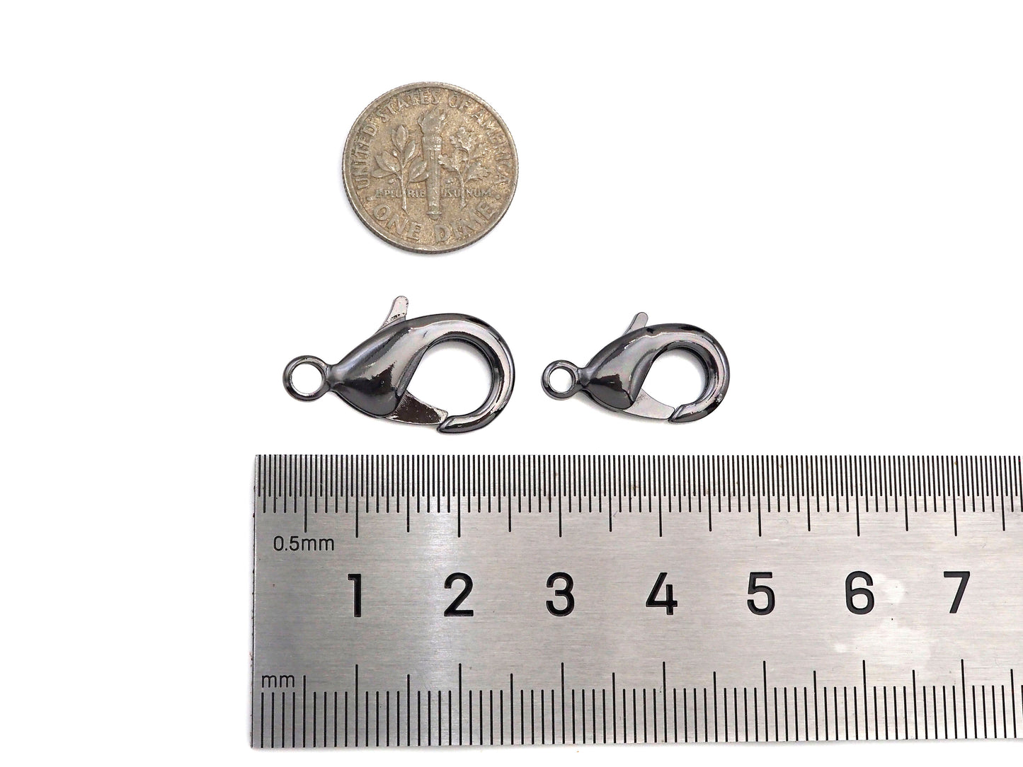 High Quality Real Gold Plated Plain Lobster Claw Clasp, Gold/Silver/Gunmetal Lobster Claw Clasp, 19mm/23mm,sku#LK153