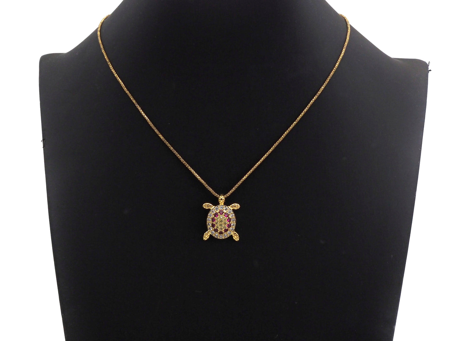 Colorful CZ Micro Pave Tortoise Shape Pendant,Cubic Zirconia Tortoise Charm,Gold/Silver/Black Tone, 18X23mm,sku#Z724