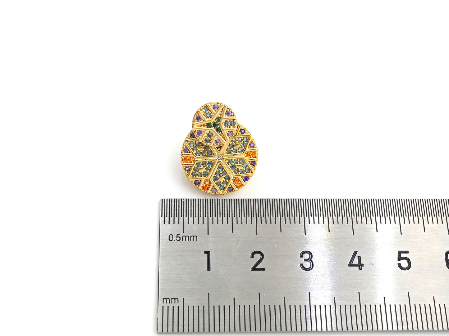 CZ Star Stud Earring, Sku#J232