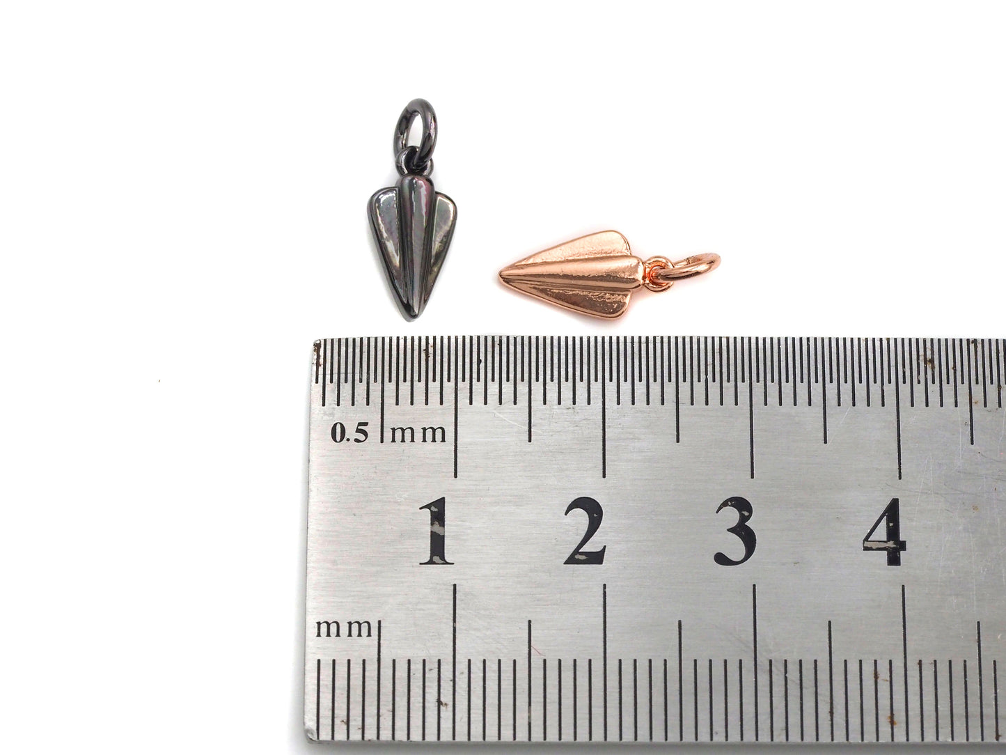 CZ Micro Pave Arrowhead Shape Pendant, Cubic Zirconia Pave Pendant/Charm, Necklace Pave Pendant, 6x13mm, sku#Z836