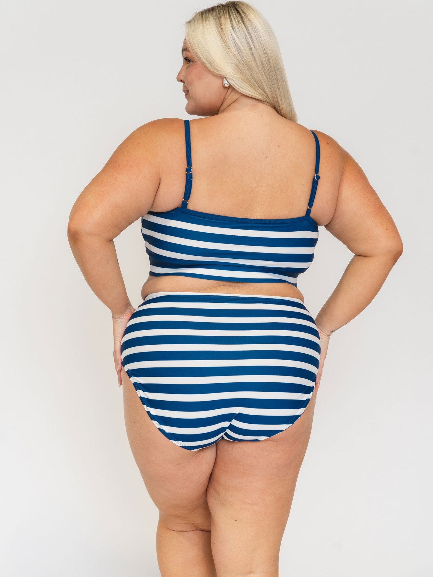 Navy Stripe Bralette