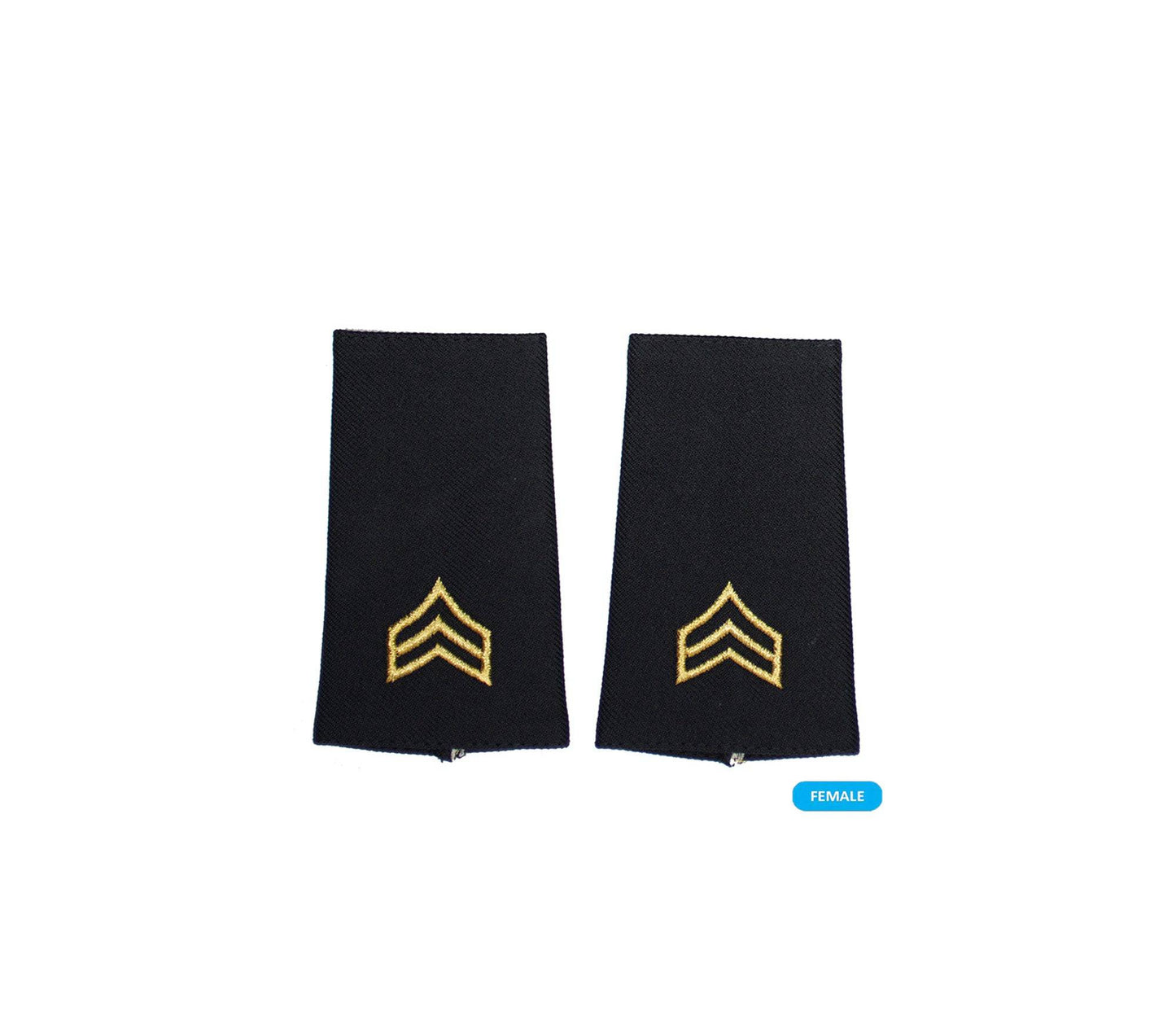 U.S. Army E5 Sergeant Shoulder Marks - Small/Female