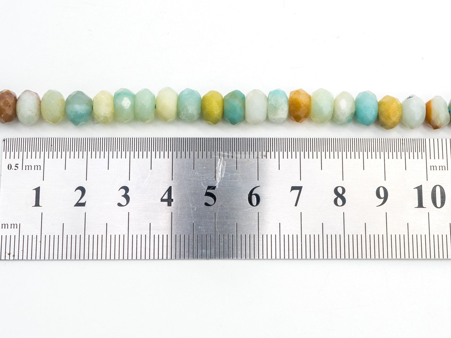 Quality Natural Rondelle Amazonite beads,2x4mm/5x8mm/6x10mm Faceted Rondelle beads, 15.5inch strand, SKU#U230c