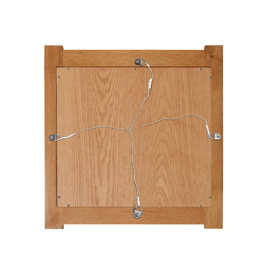 Arts & Crafts Mission Oak Framed Art with Silent Forest Walnut finish