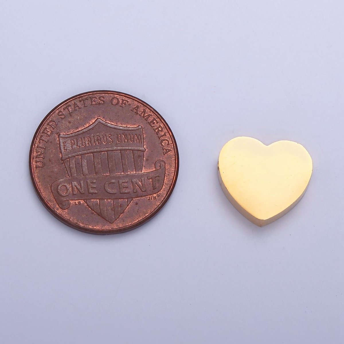 11mmx12mm Stainless Steel Heart Bead For Jewelry Making W-847 W-848