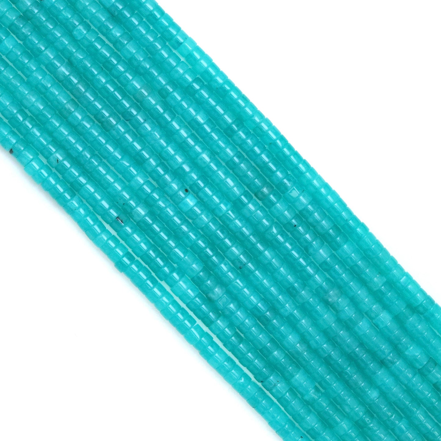Amazonite Jade Smooth Heishi Beads, Sku#U1826