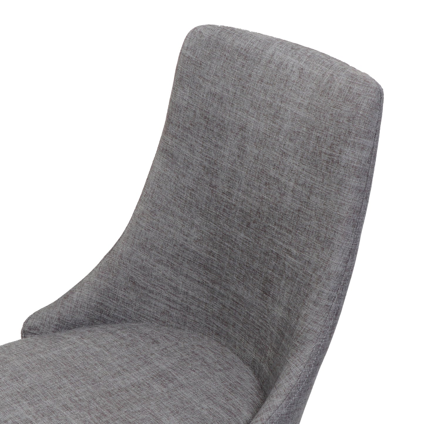 Mid Century Modern Fabric Armless Dining Chairs, Set of 2