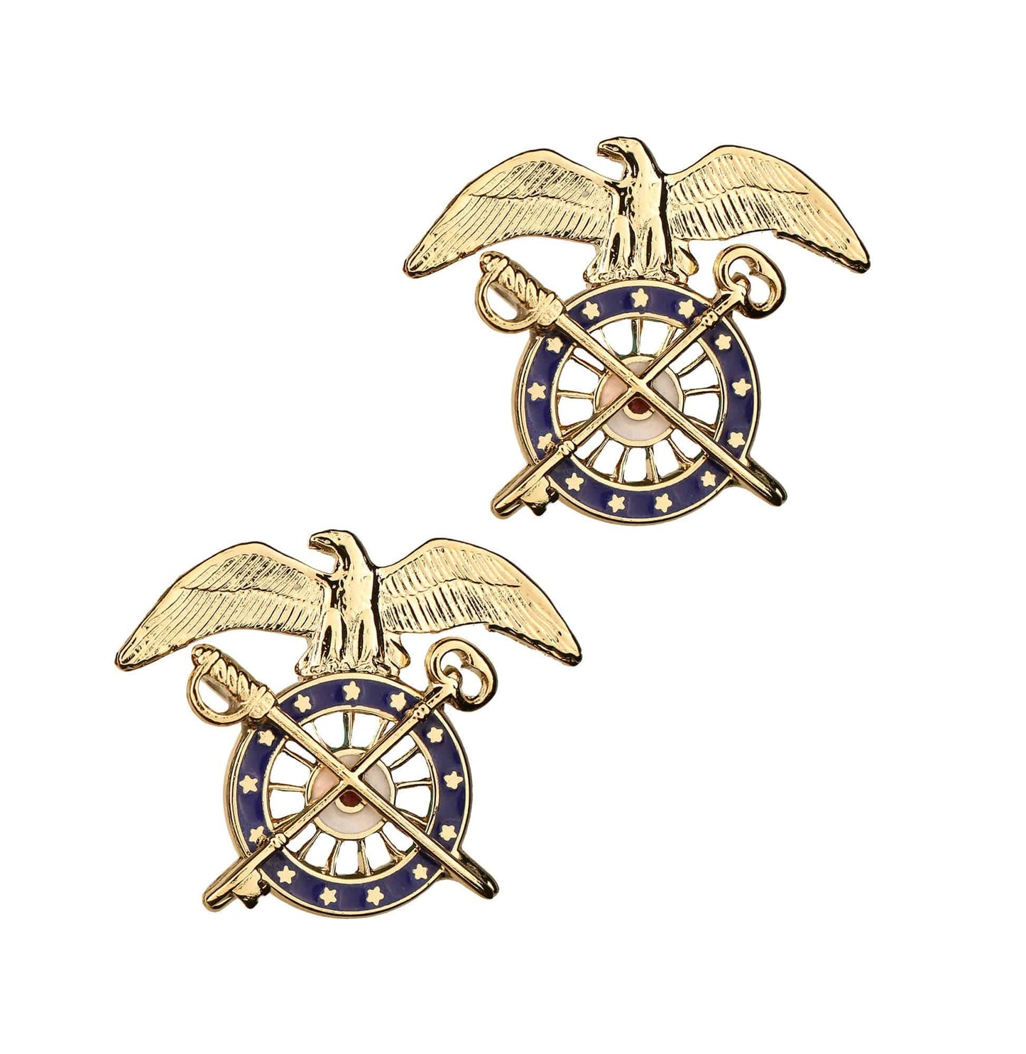 U.S. Army Quartermaster Officer Branch STA-BRITE® Pin-on (pair)