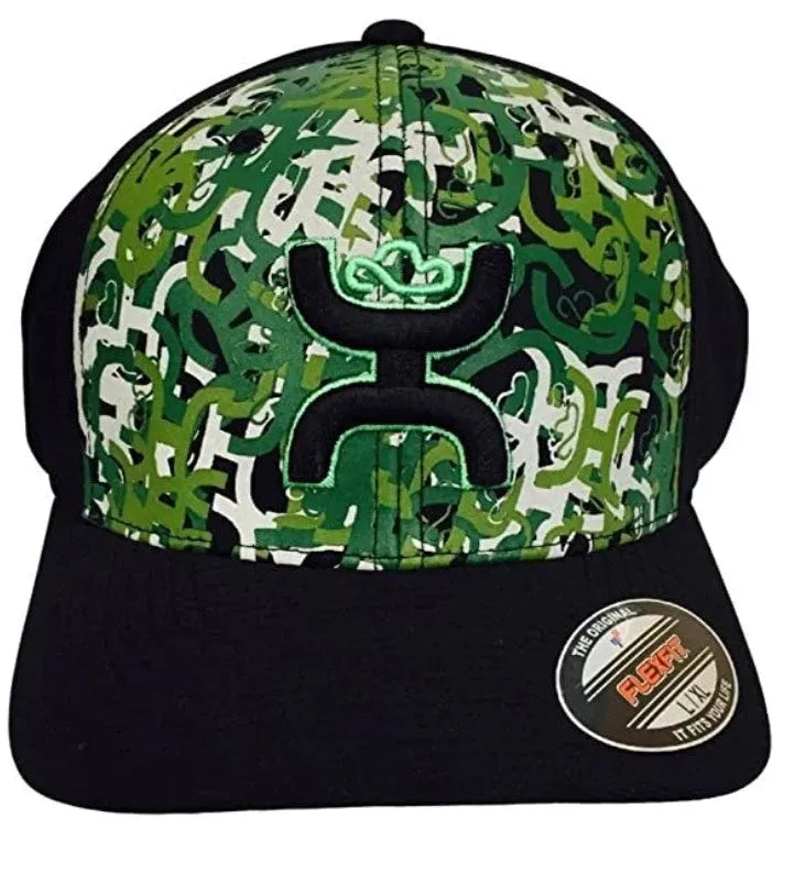 HOOey Camo (Black/Green) - Ball Cap (Closeout)