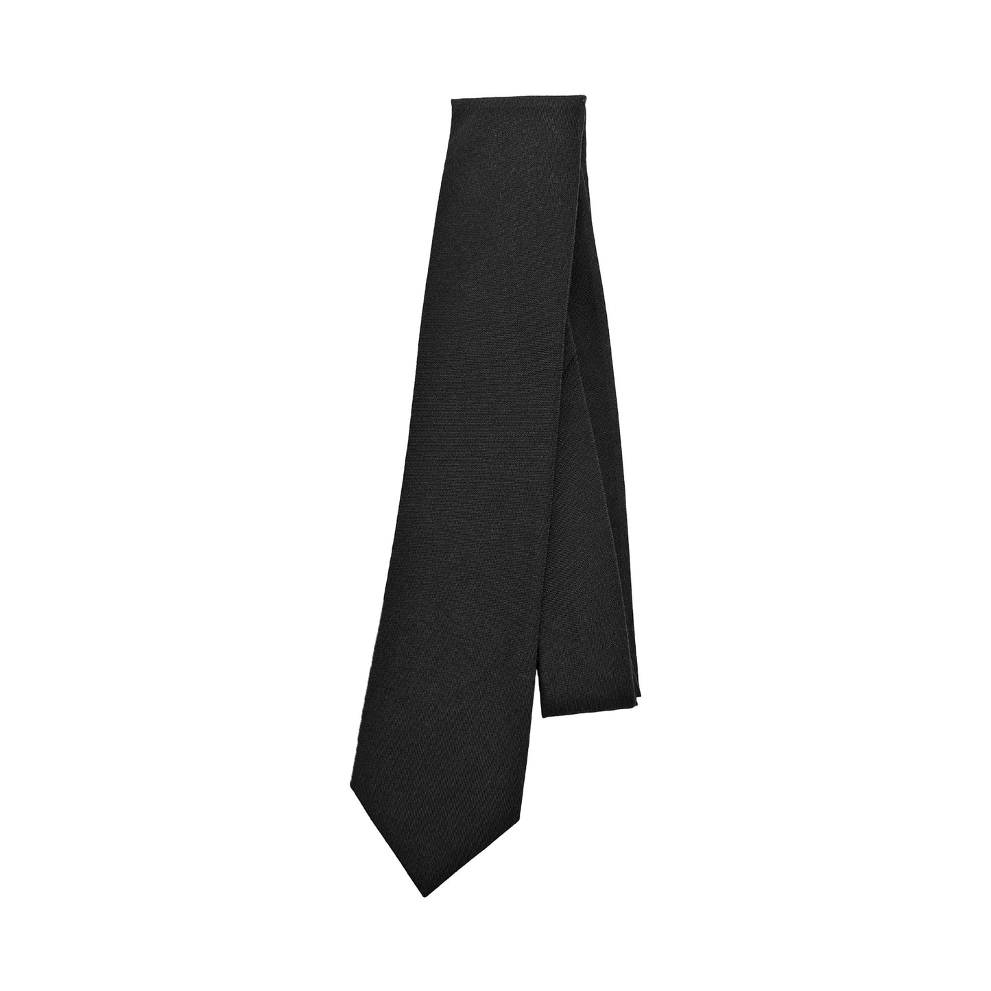Black Four-In-Hand Tie, 57"