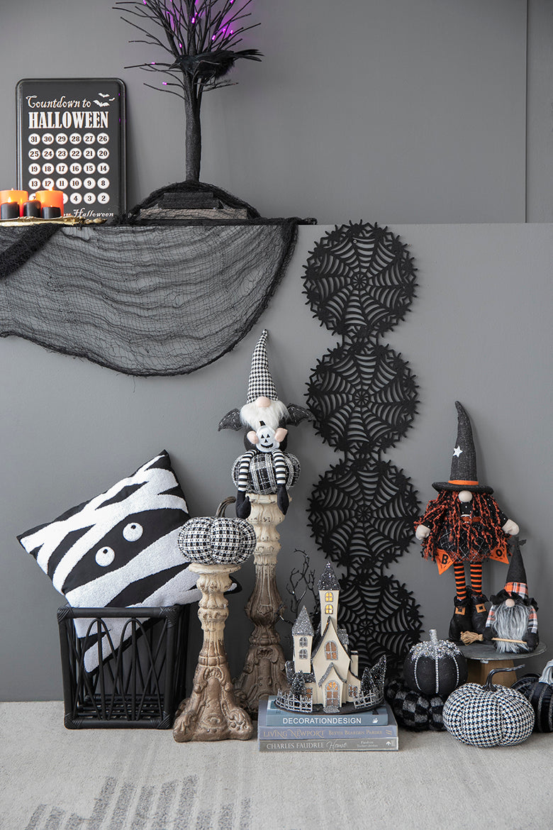 Lighted Cardboard Haunted House