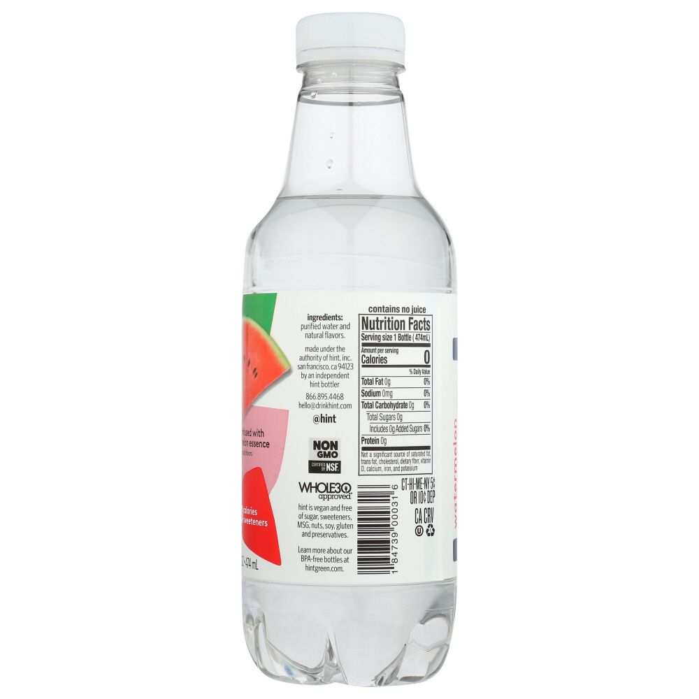 HINT: Essence Water Watermelon, 16 Oz