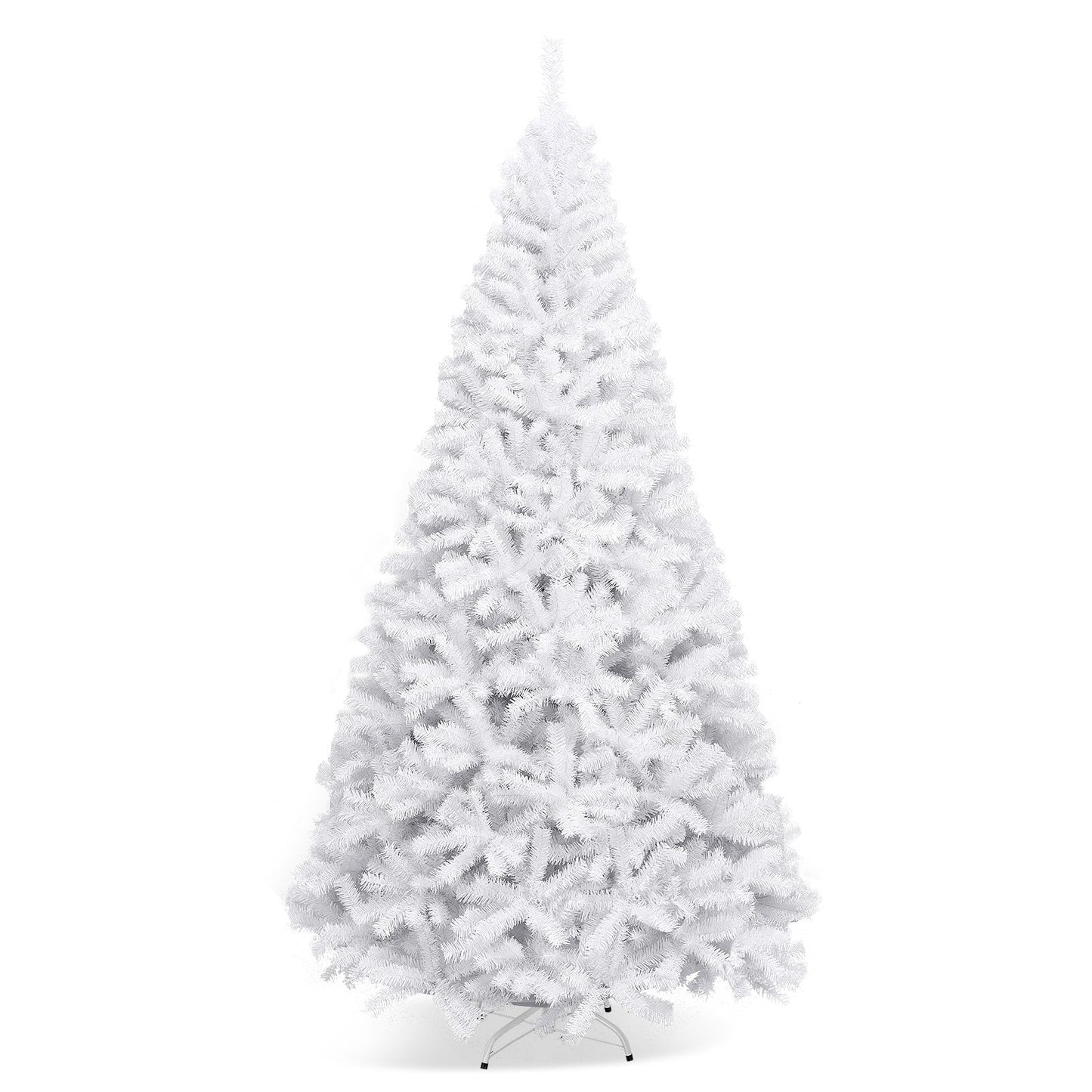 6' / 7.5' / 9' Hinged Artificial Christmas Tree with Metal Stand