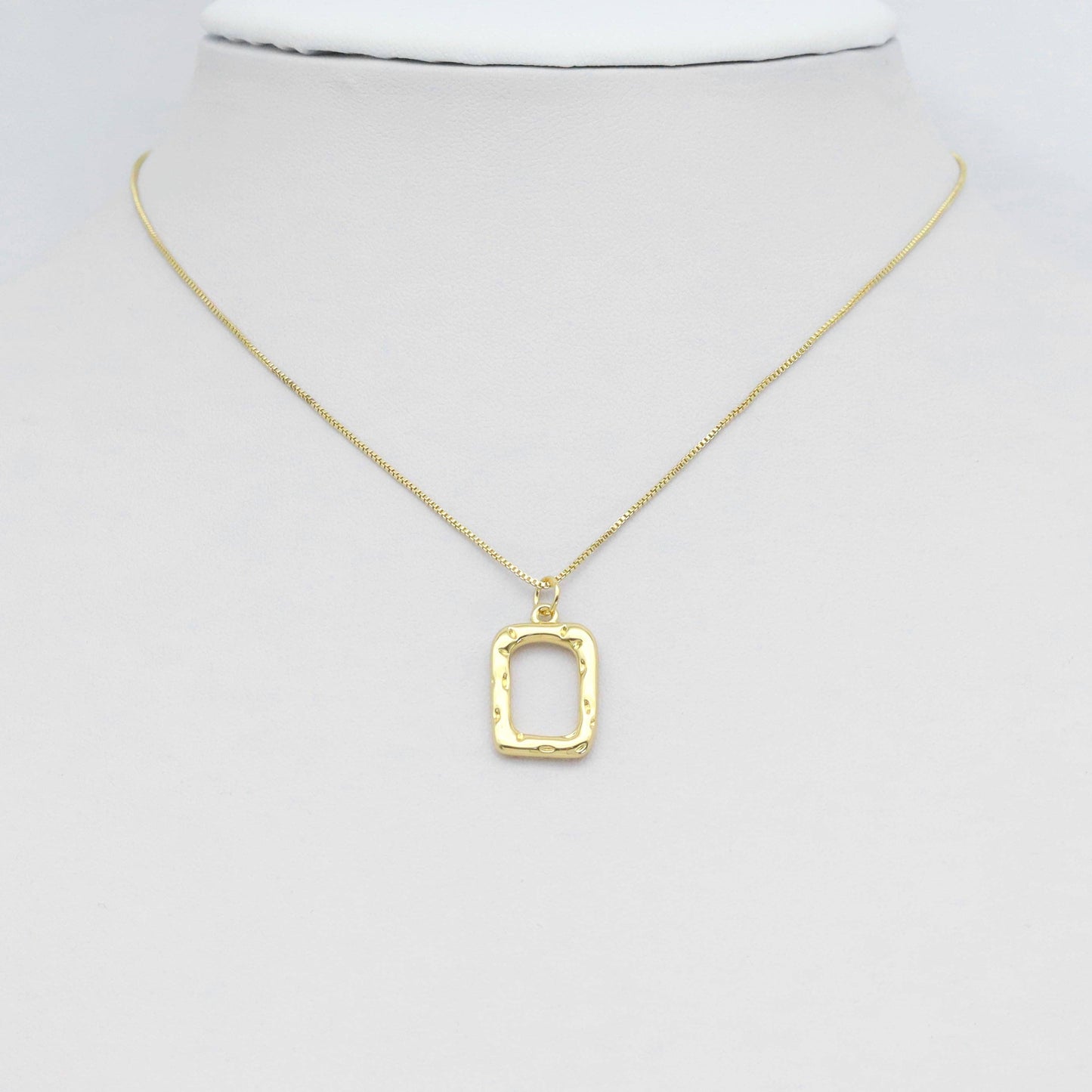 Rectangle Frame Charm Pendant, Sku#Y951