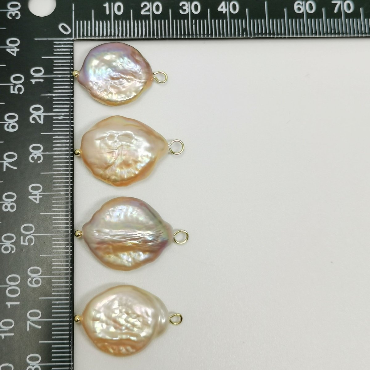 1pc Keishi Pearl Freeform Baroque pearl charms, Fresh water Pearl charms, Round Nugget pearl charm Bracelet Necklace Earring Charm