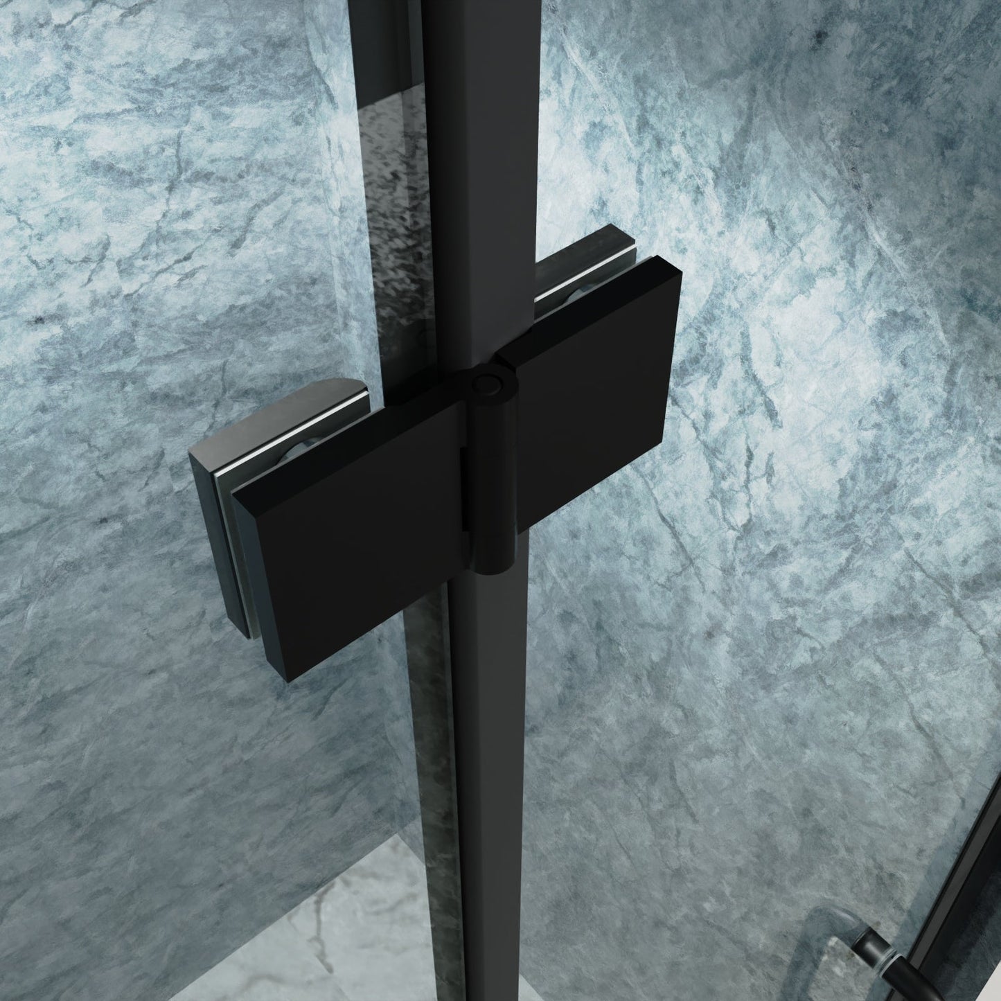 Bi-Fold Semi-Frameless Shower Doors