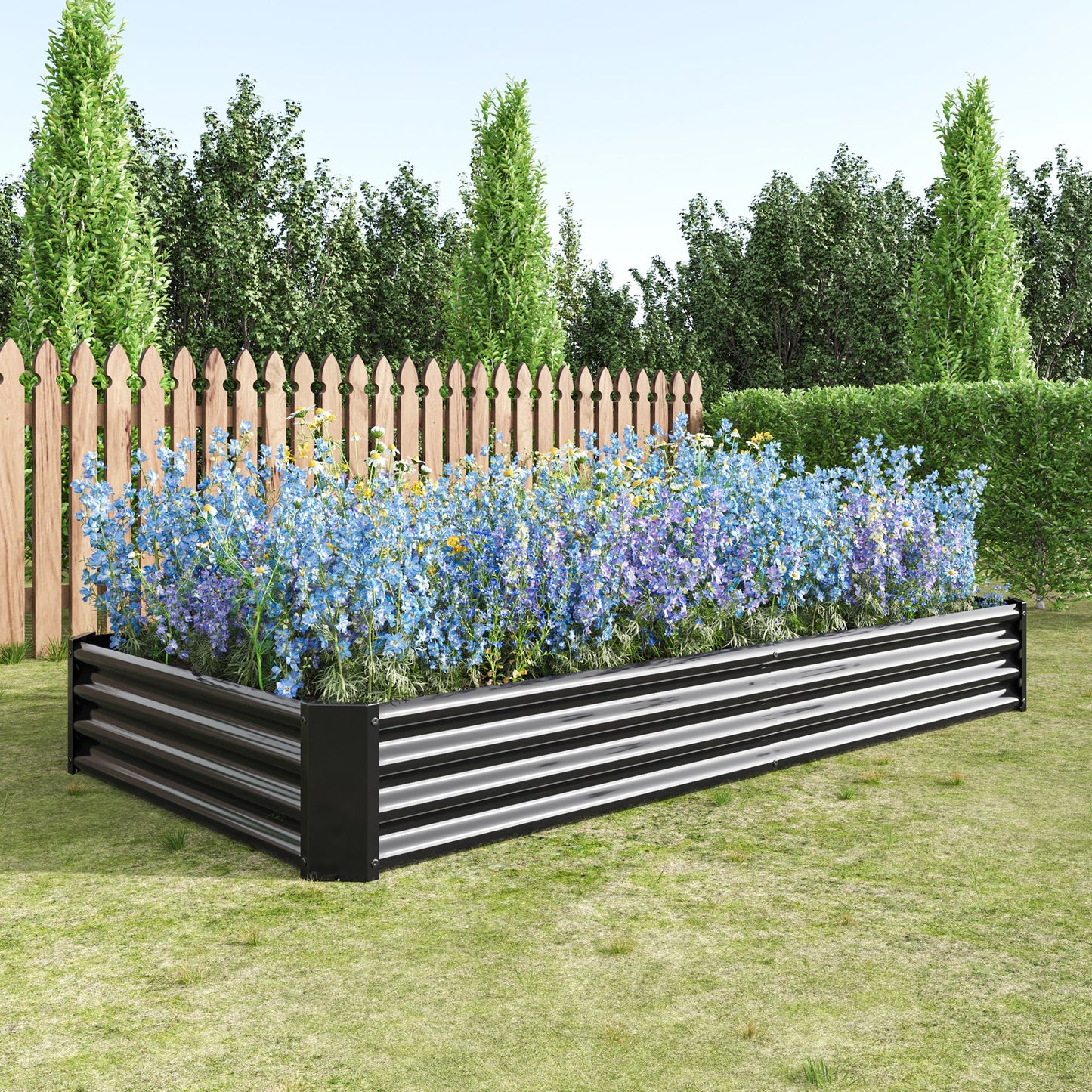 Raised Garden Bed Kit - Metal Raised Bed
