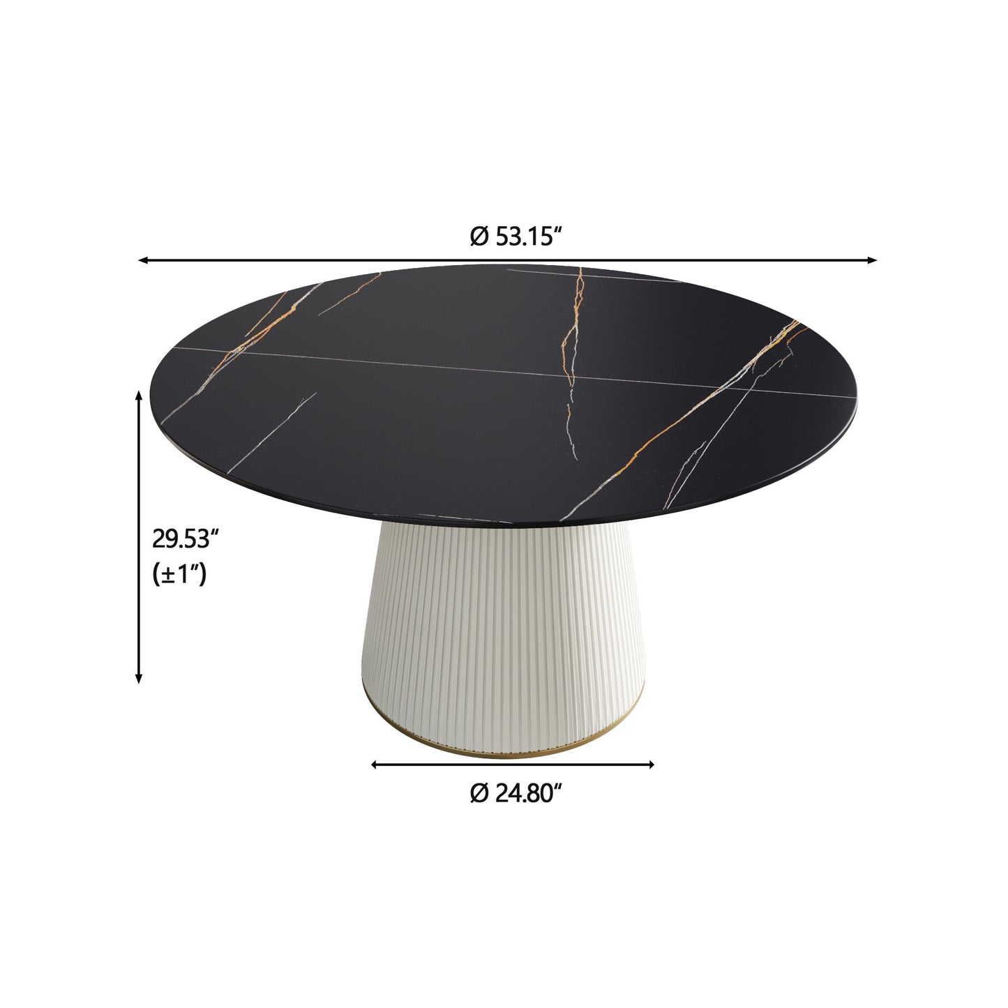 53.15" Modern Dining Table