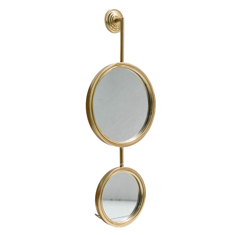 2 Circle Mirrors for Wall Decor