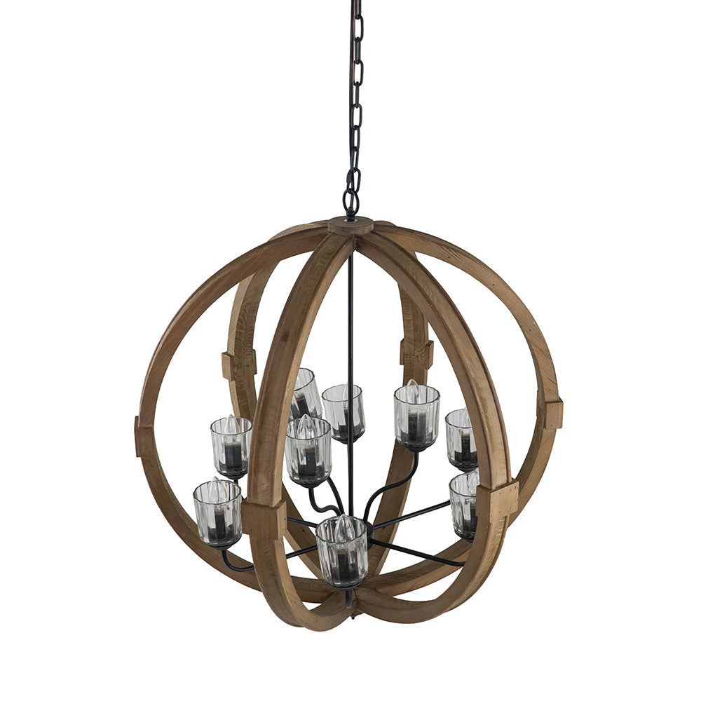 9-Light Globe Chandelier