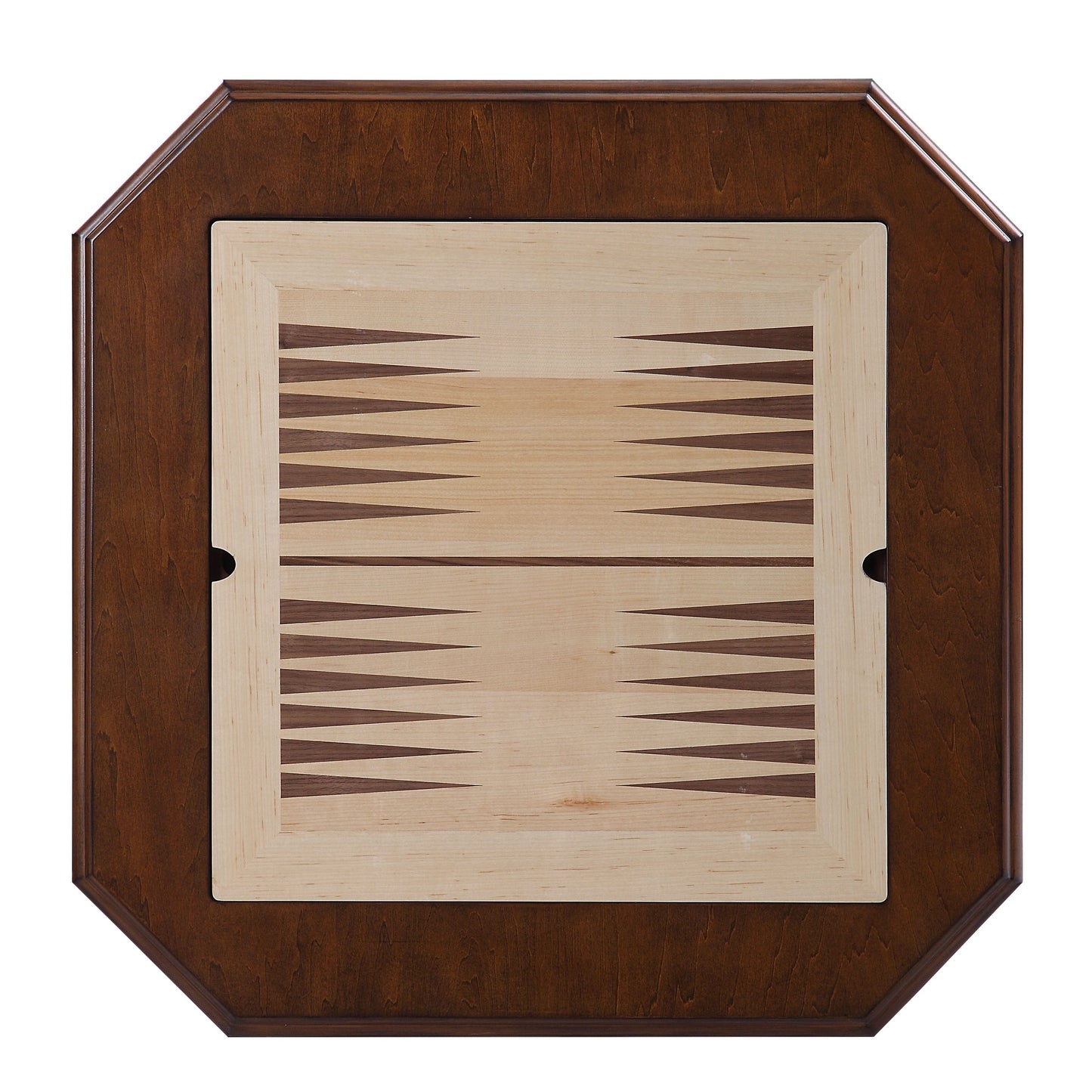 Bishop II Cherry Finish Reversible Chess Checker Game Table