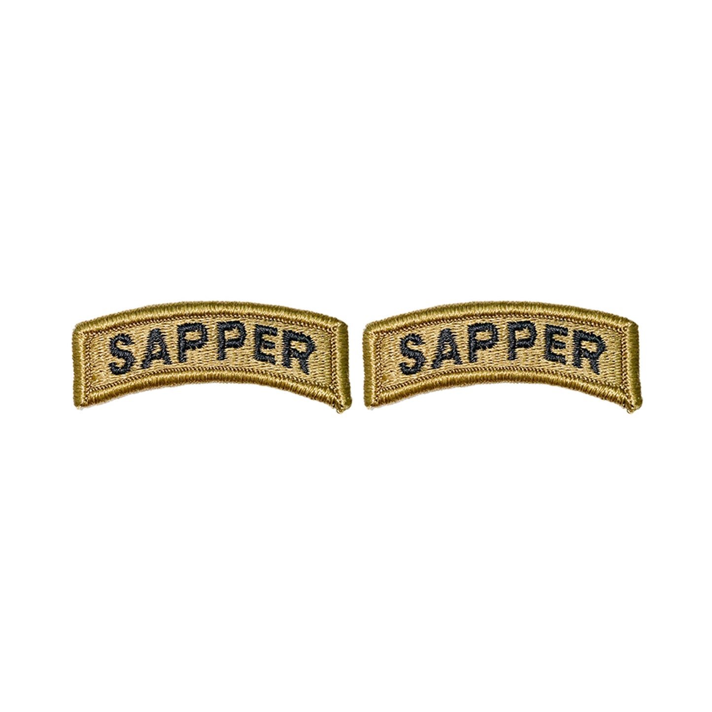 U.S. Army Sapper OCP Tab with Hook Fastener (pair)