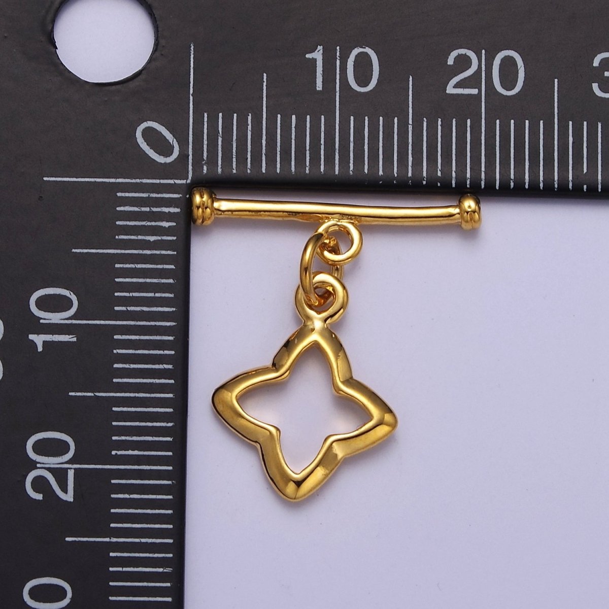 24k Gold Filled Star Toggle Clasp, Jewelry Clasp OT Clasp Findings L-696 L-697 L-698