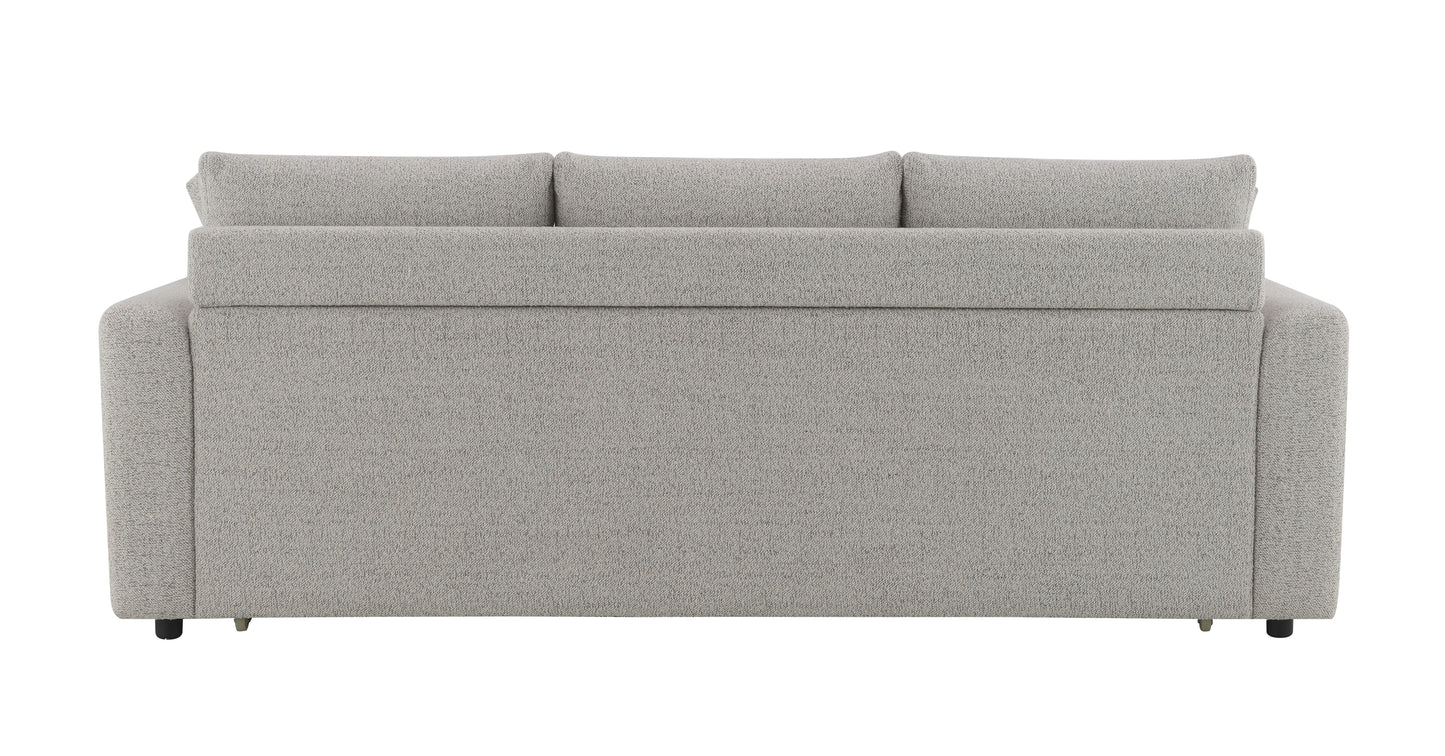 Connie Beige Boucle Sleeper Sectional