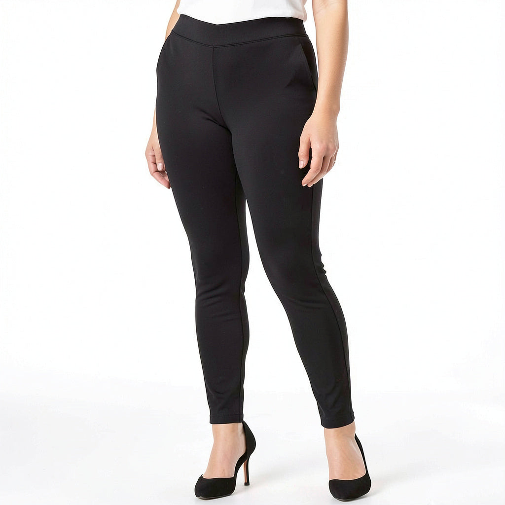 Celebrity Pink Pull-on Black Skinny Pants-Size XL