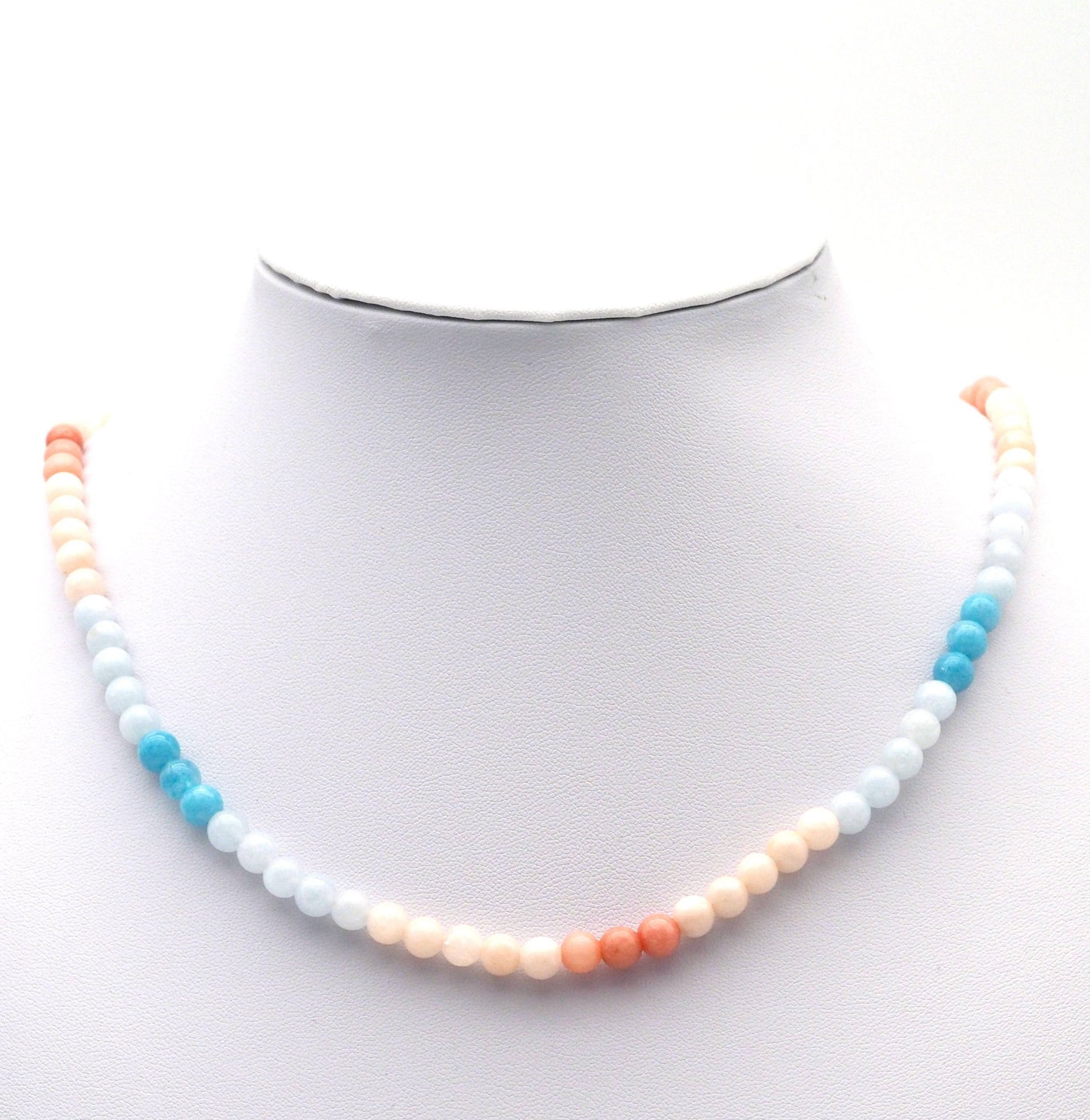 Mixed Color Jade Round Smooth Beads, Sku#U1429