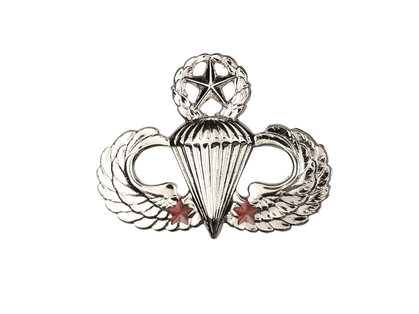 U.S. Army Combat Parachutist Master 2nd Award Full Size STA-BRITE® Pin-on Badge