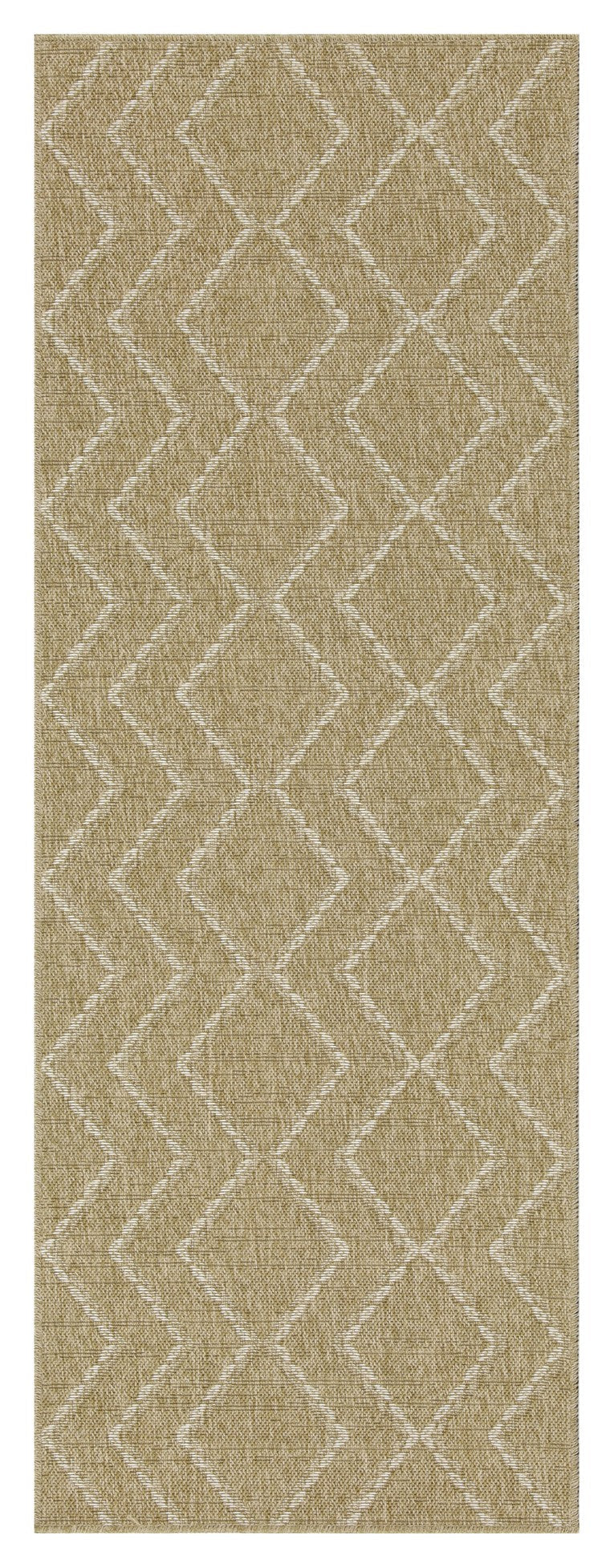 Earth GC_NTL1011 Jute/White Indoor/Outdoor Area Rug