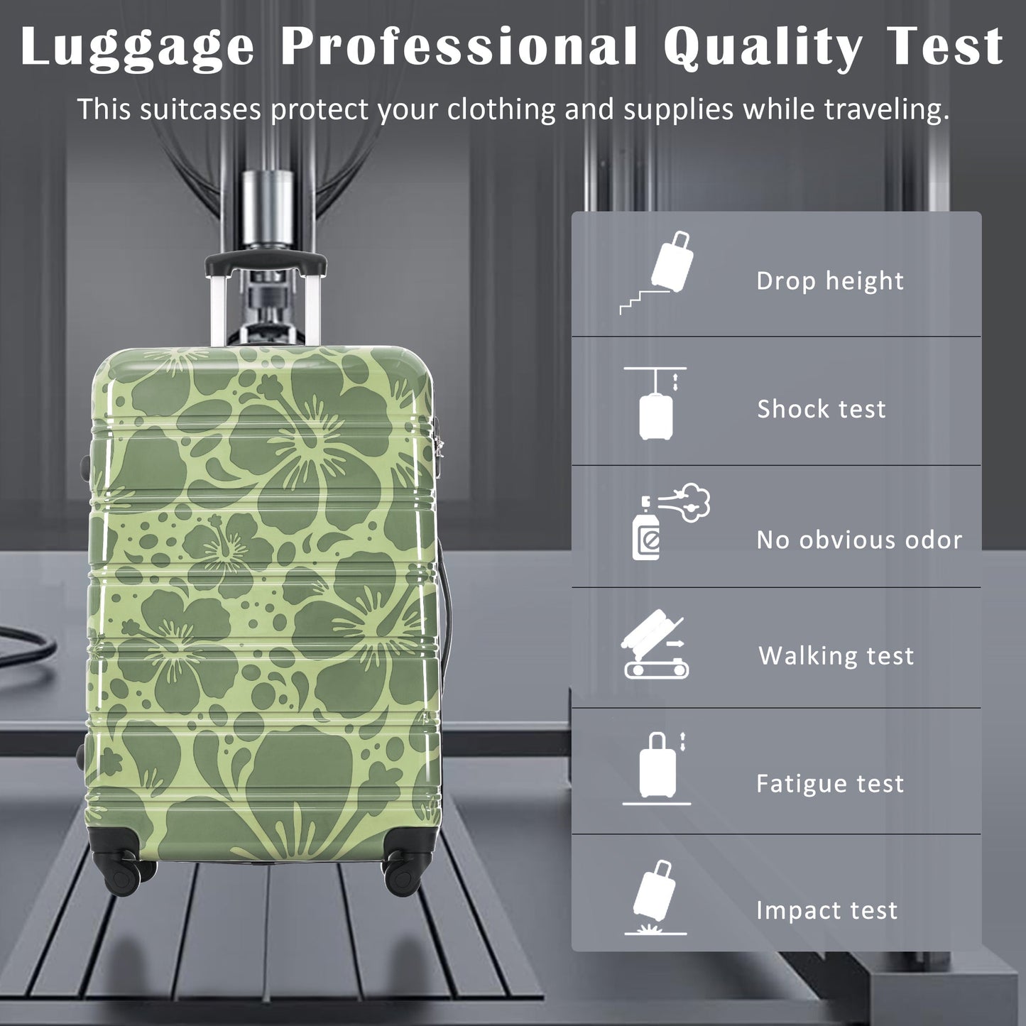 Hardshell Luggage Sets 3 pcs Spinner Suitcase with TSA Lock
