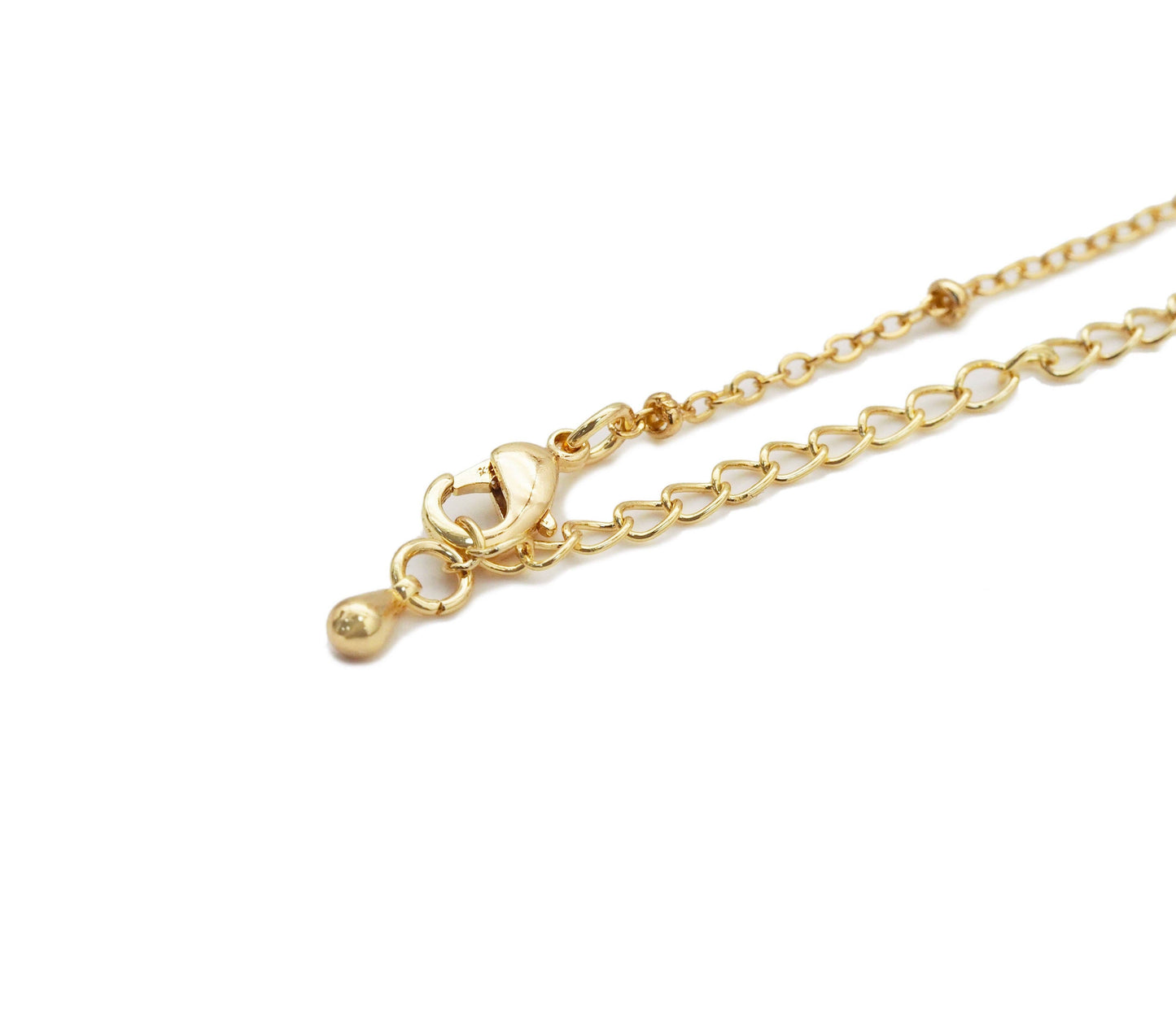 Dainty Ball Chain Connector Necklace, sku#EF233